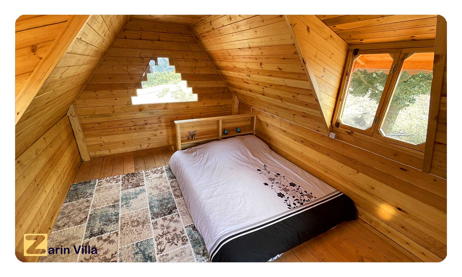 Buy a cheap 12-meter wooden hut