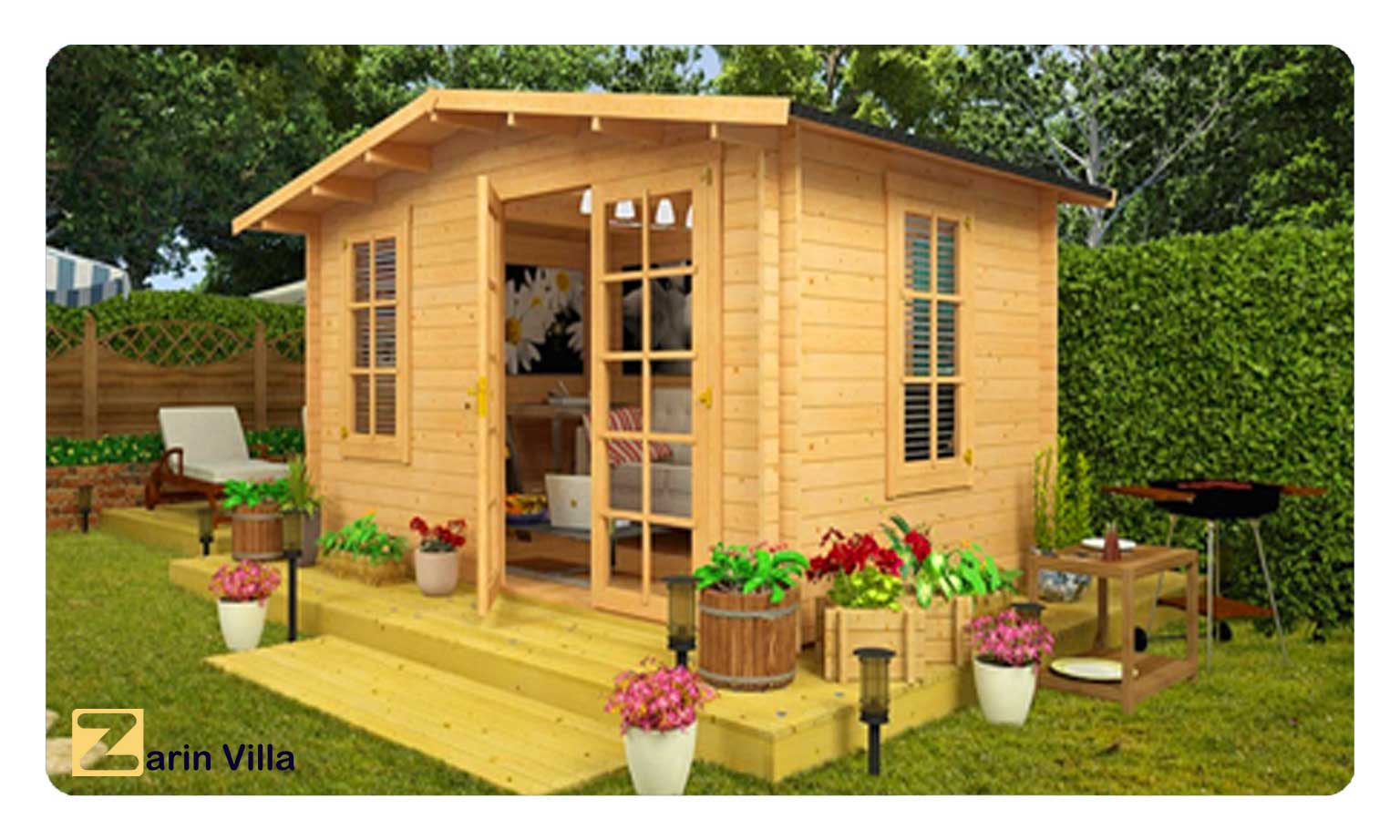 Buy a cheap small wooden house