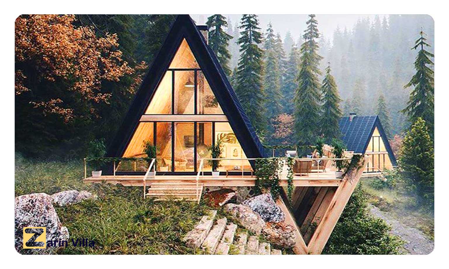 Buying a wooden house in the forest
