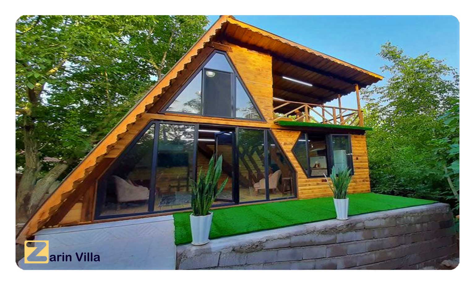 Swiss wooden villa