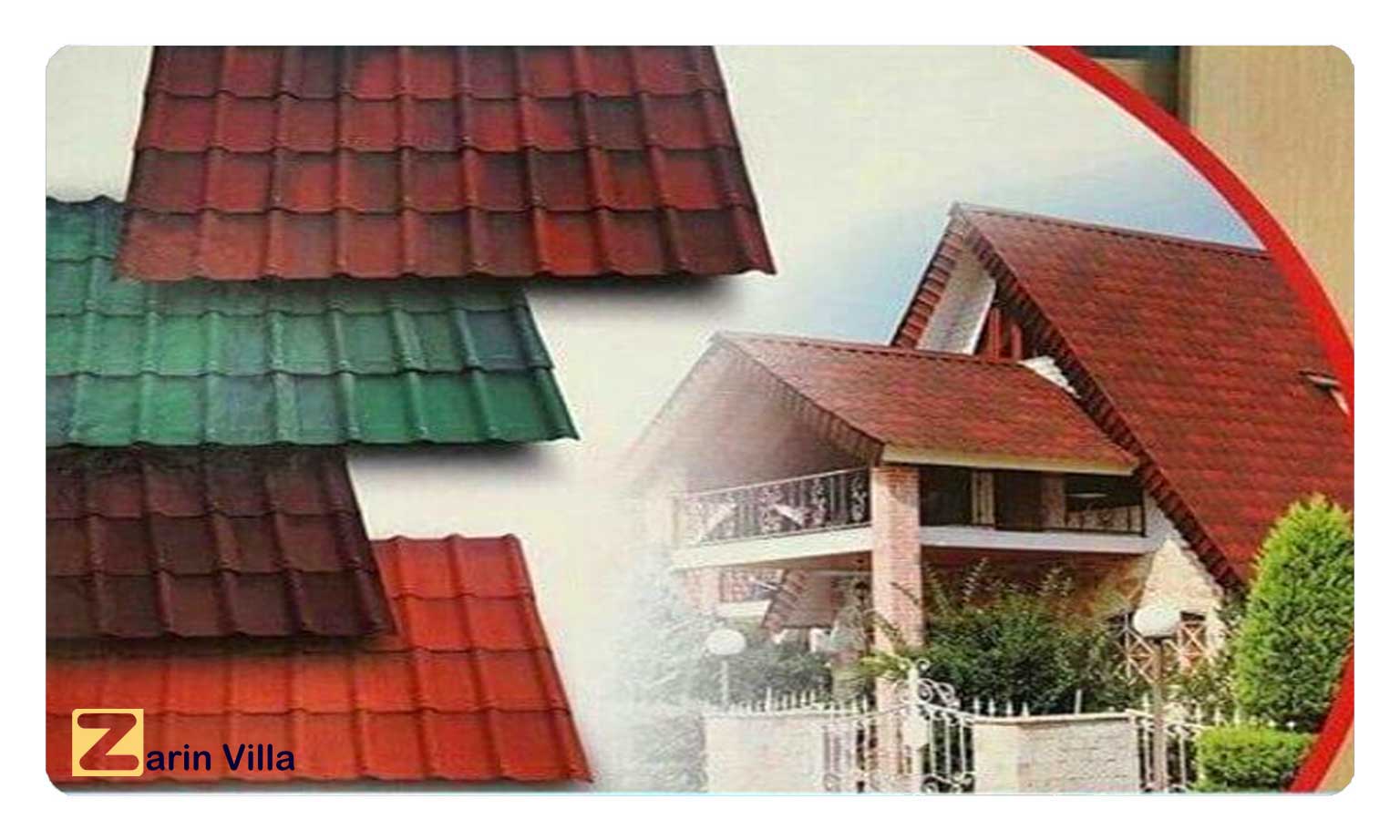 Types of wooden villa roofs